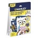 MANLEY ARTIST PINTA CON PLANTILLAS - Pack de 6 unidades